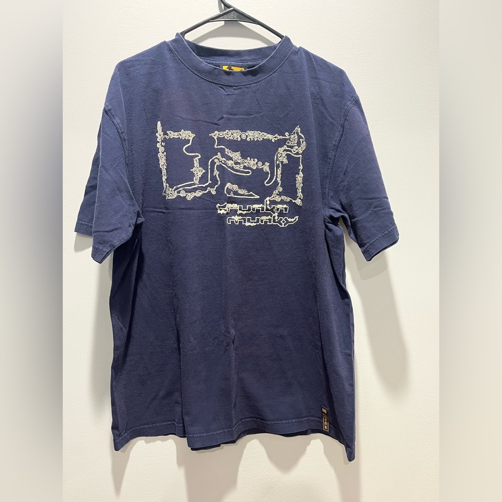 Men's navy blue‎ t-shirt Drunknmunky, LARGE
